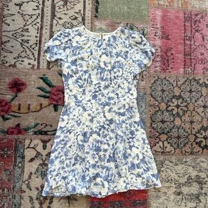 Reformation Blue and White “Lula” Dress